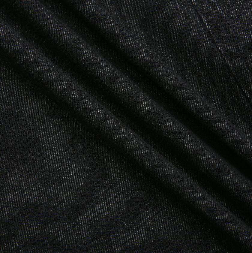 Belted Denim  Stitch Skirt