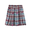 Jerry Plaid Floral Skirt
