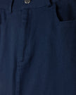 Denim Straight Maxi Skirt