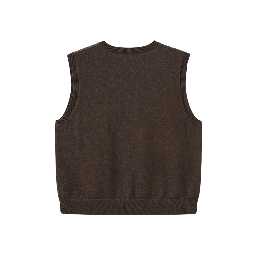 Argyle Knit Vest