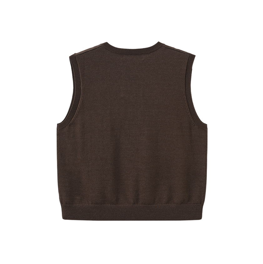 Argyle Knit Vest