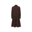 Leaf Printed Tiered Dress