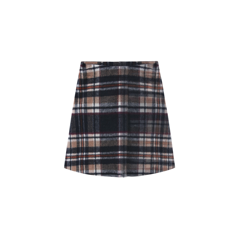 Zalli Wrap Safety Pin Skirt
