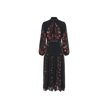 Berry Garden Black Dress