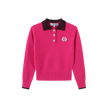 Knit Collared Crest Sweater