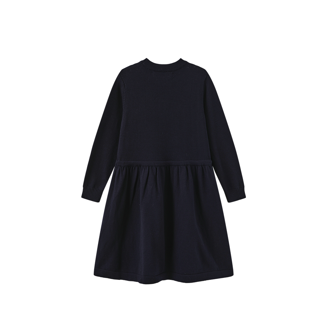 Tanvi Contrast Neck Dress