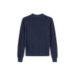 Piko Ribbed Knit Trim Sweater