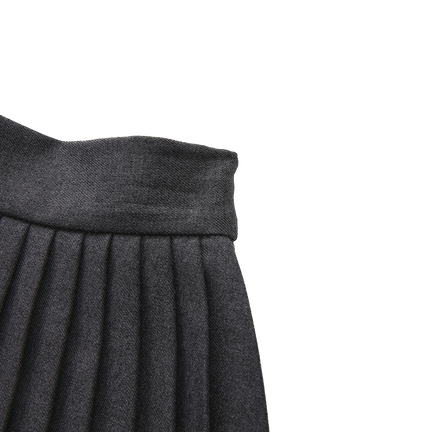 Reg Wool Pleat Skirt