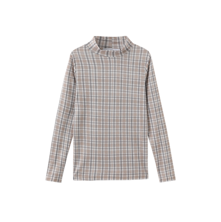 Printed Layering Mock Neck
