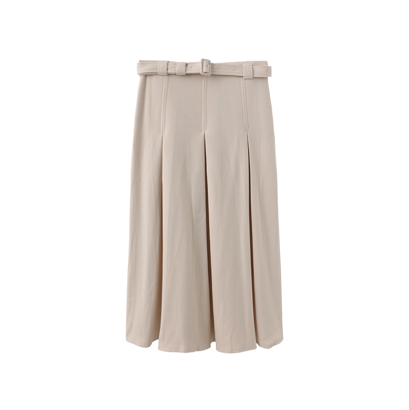 Mica Wool Midi Skirt