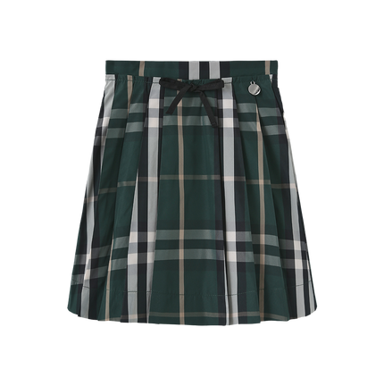 Breed Plaid Print Skirt