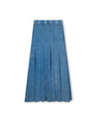 Paneled Midi Mineral Wash Skirt