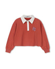 Cropped Off Shoulder Polo