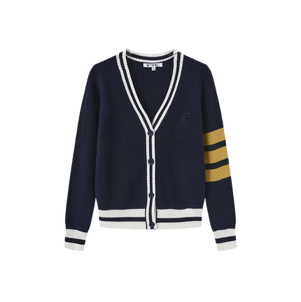 Knit Varsity Cardigan