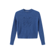 Braided Detail Logo Sweater