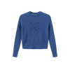 Braided Detail Logo Sweater