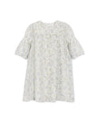 Floral Crinkle Baby Doll Dress