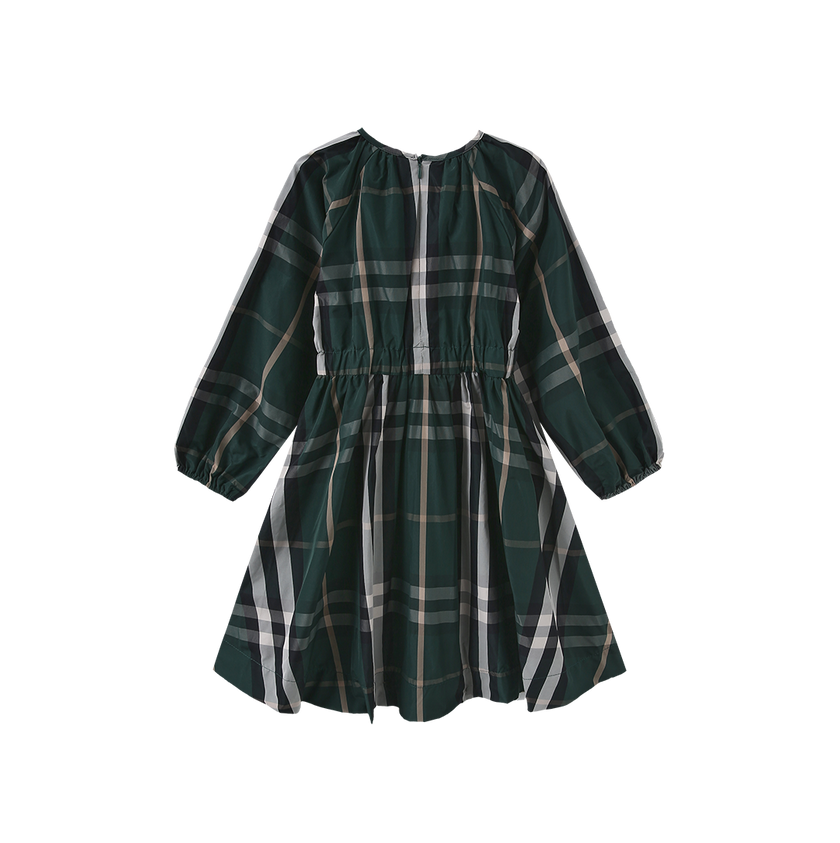 Breed Plaid Waisted Dress