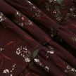Leaf Printed Tiered Dress