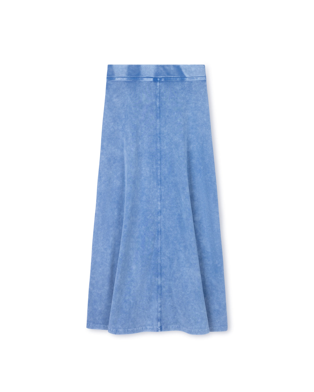 Mineral Wash A-line Maxi Skirt