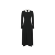 Padded Shoulder Slinky V Robe