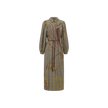 Checked Printed Maxi Dress