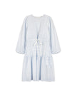 Textured Waisted Bottom Tier Dress