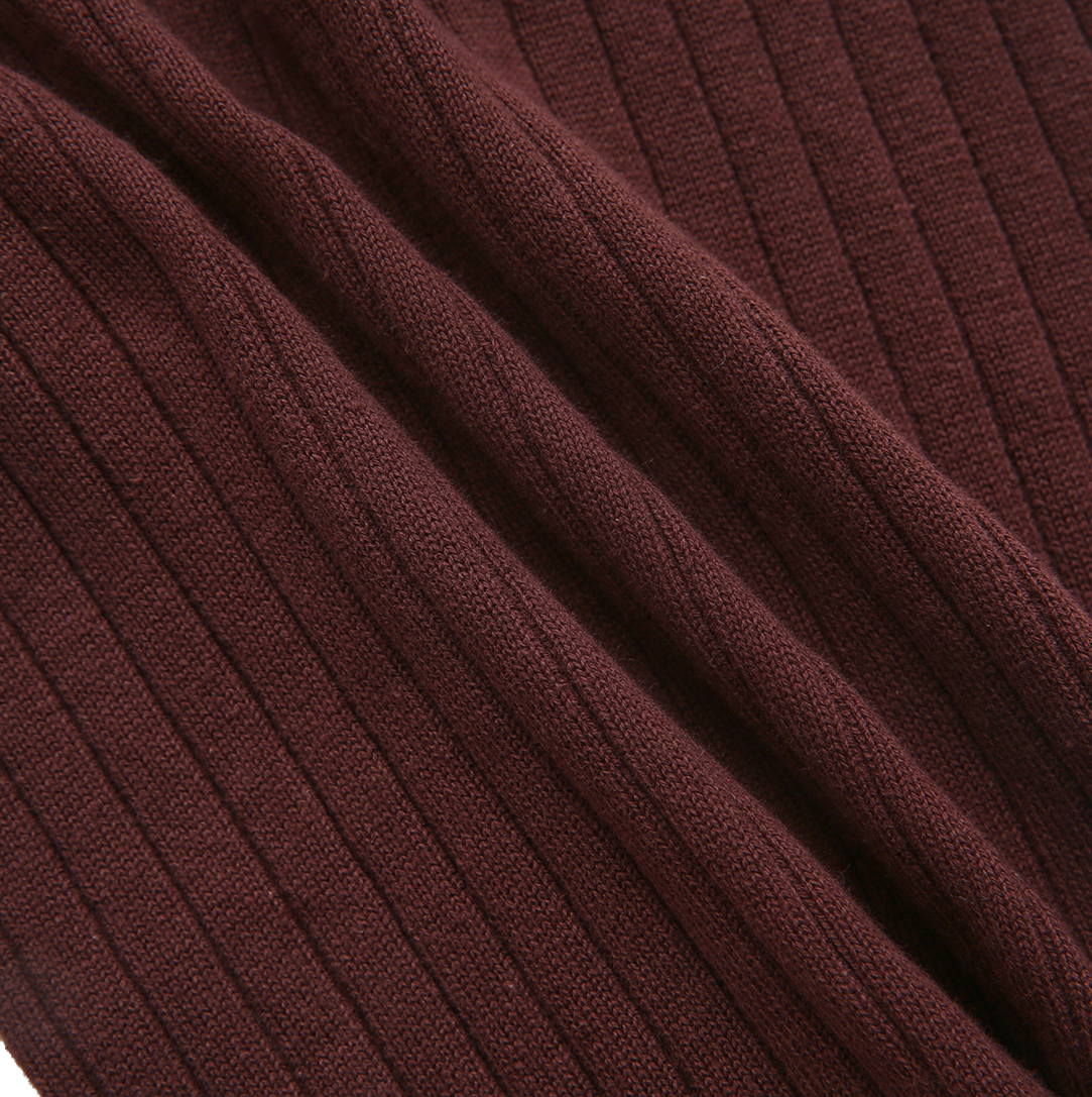Tam Knit Ribbed Trim Vest