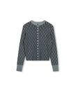 Metallic Squiggle Cardigan