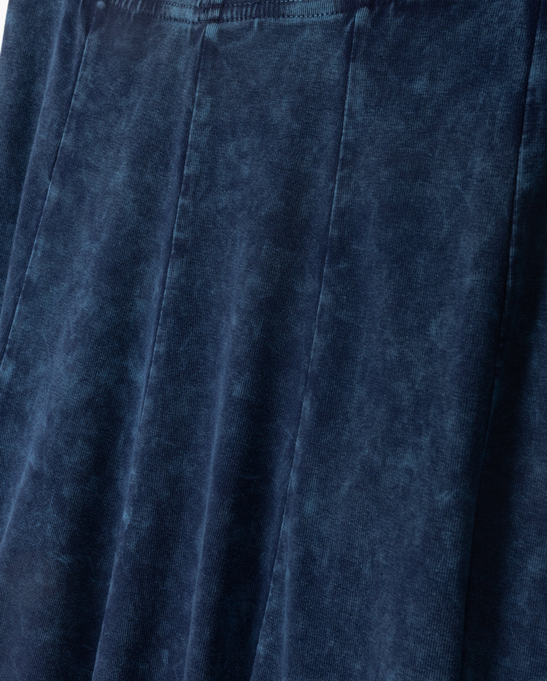Paneled Midi Mineral Wash Skirt