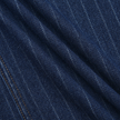 Denim Pinstripe Maxi Skirt