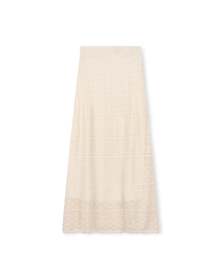 Arpana Crochet Knit Maxi Skirt