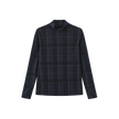 Plaid Mesh Top