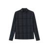 Plaid Mesh Top