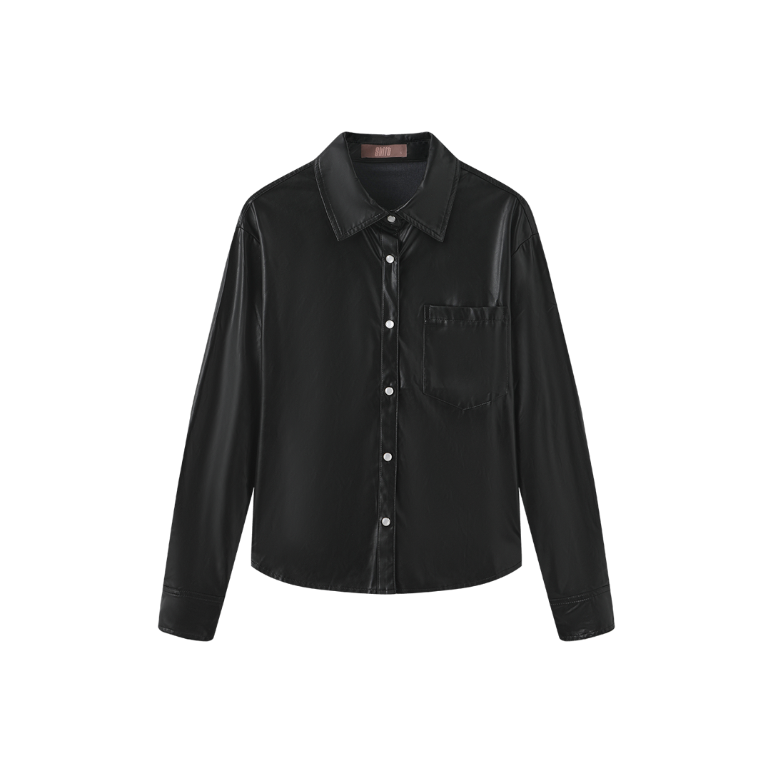 Leather Blouse
