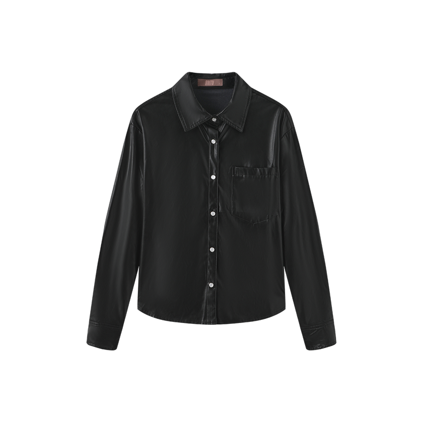 Leather Blouse