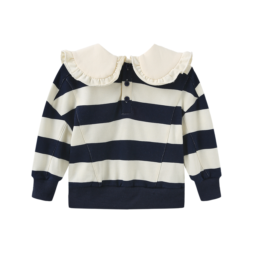Trill Striped Sweatshirt Girls Set