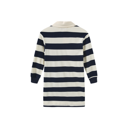 Trill Striped Sweatshirt Dress