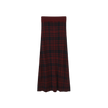 Marco Knit Plaid Skirt