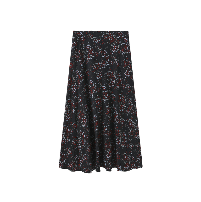 Printed Circle Skirt
