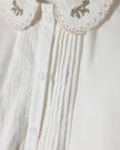 Pleat Front Swing Blouse
