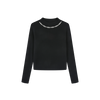 Ribbed Knit Crystle Top