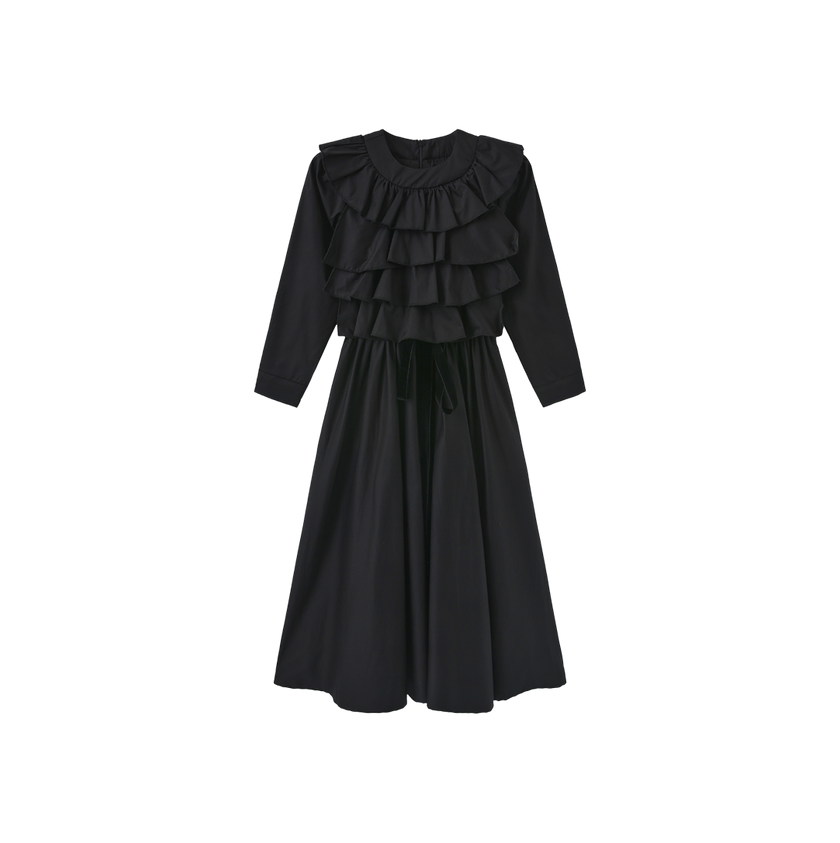 Layered Ruffled Dress