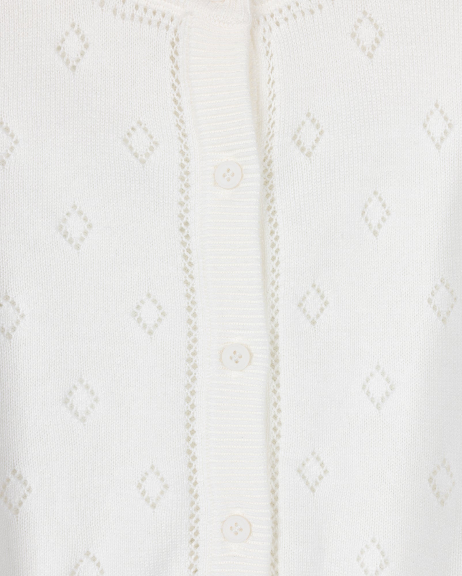 Tip Pointelle Cardigan