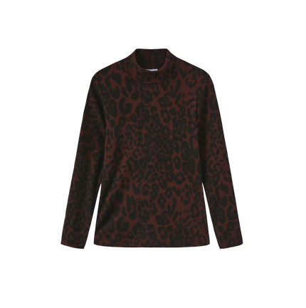 Brent Printed Turtleneck