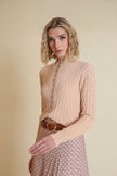 Metallic Squiggle Cardigan