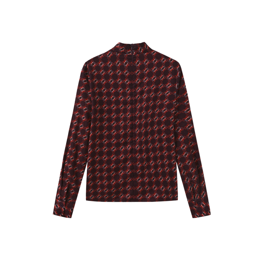 Glazer Gem Stone Printed Top