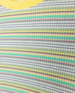Multi Striped Ribbed T-shirt