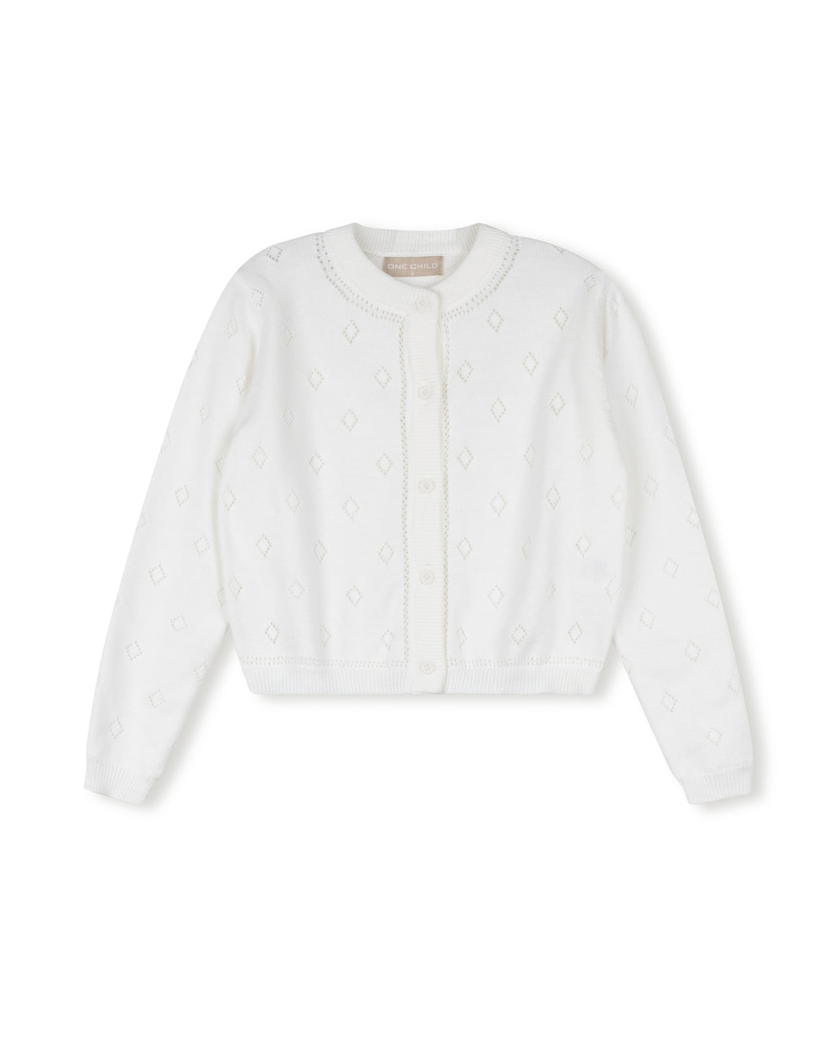 Tip Pointelle Cardigan