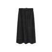 Belted Denim  Stitch Skirt